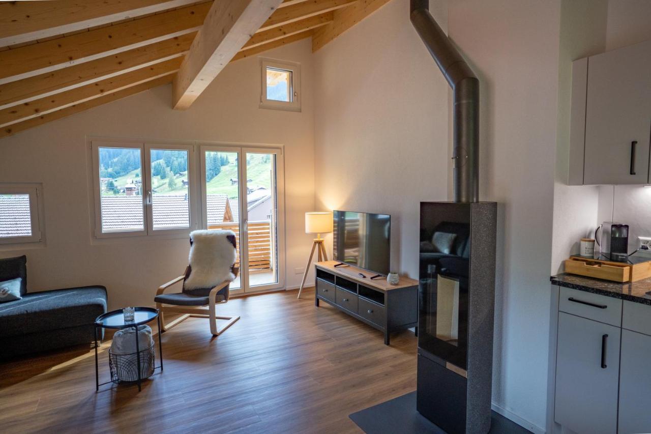 Chuenislodge2- Zwei Balkone, Gemuetlicher Kamin, Top Aussicht Adelboden Exterior photo