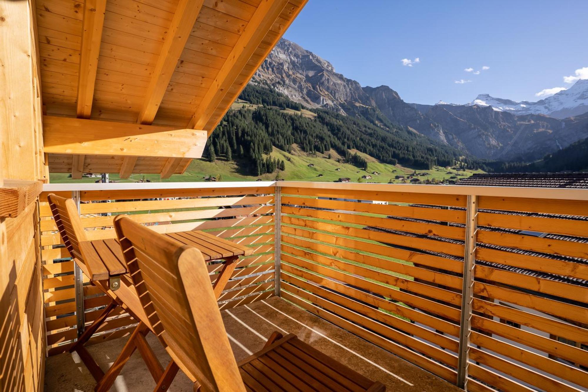 Chuenislodge2- Zwei Balkone, Gemuetlicher Kamin, Top Aussicht Adelboden Exterior photo
