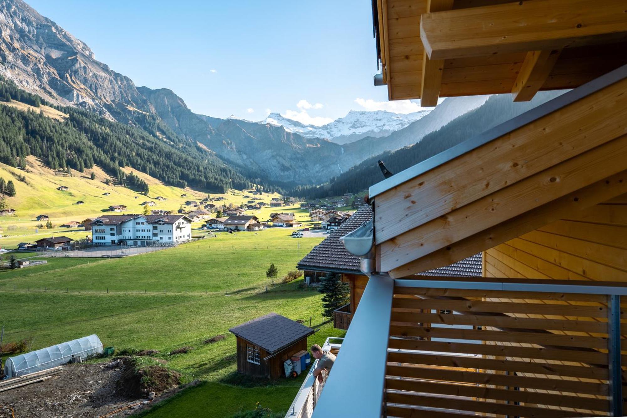 Chuenislodge2- Zwei Balkone, Gemuetlicher Kamin, Top Aussicht Adelboden Exterior photo